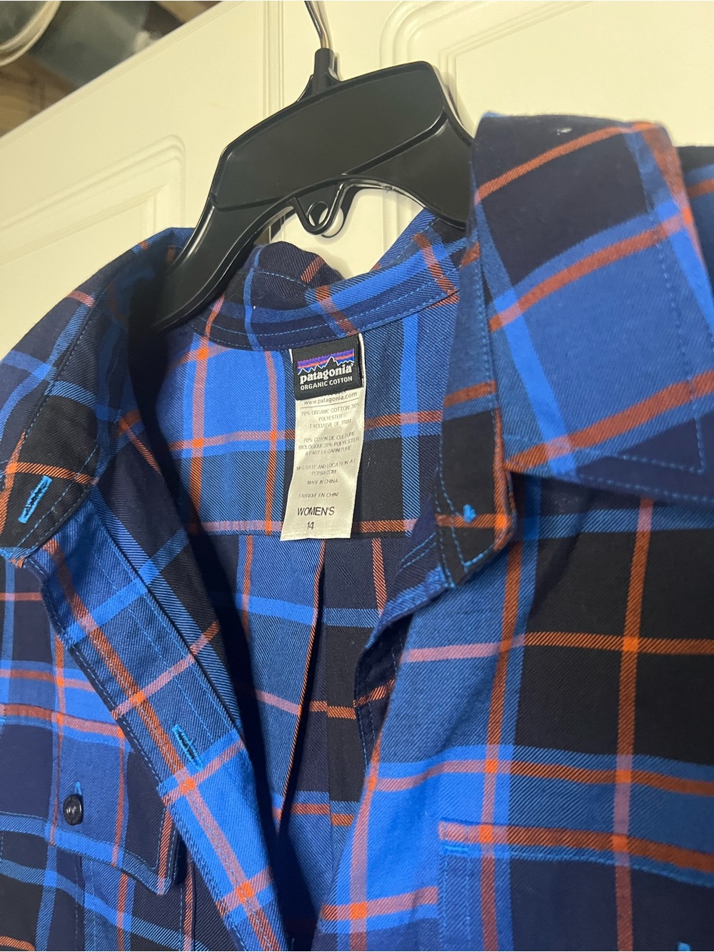 Patagonia Featherstone Shirt Blue Plaid - Picture 7 of 12